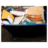 Big Tote of Upholstery, Silk & Other Fabric Samples