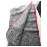 Three Yards Heavy Woven Wool Blanket- Style Material, 60" Wide