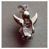 Blue & Pearl Angel Charm