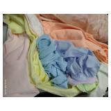 (3) Small Bins of Swim Suit & Lingerie Type Fabrics