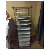 Adjustable Rolling Paper Organizing Tower