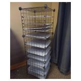 Adjustable Rolling Paper Organizing Tower
