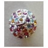 Silver Carousel Charm