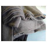 Soft, Fluffy Wool Feel Fabric & Soft Thinner Wool Gabardine Fabric
