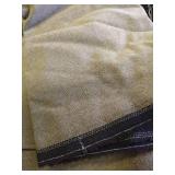 Beautiful Tweed Style Brown & Cream Fabric & Black Fabric