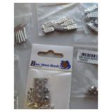 Various Jewelry Clasps, Ribbon Ends, Etc