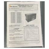 *Mr. Heater MHU400NGPALP OVERHEAD HEATER WITH PAINTED CABINET & ALUMINIZED HEAT EXCHANGE, 400,000 BTU Msrp $2,189.00