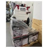 North Star Pallet of 6- Towable Boom 31 Gallon Broadcast and Spot Sprayers MSRP $3,000