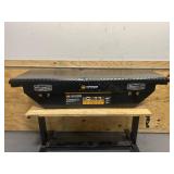 Northern Tool + Equipment Short Bed Low-Profile Crossover Truck Toolbox with Removable Tray, 63in. x 20in. x 13in., Aluminum, Gloss Black, Pull Handle Latches MSRP $449.99