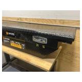 Northern Tool + Equipment Short Bed Low-Profile Crossover Truck Toolbox with Removable Tray, 63in. x 20in. x 13in., Aluminum, Gloss Black, Pull Handle Latches MSRP $449.99