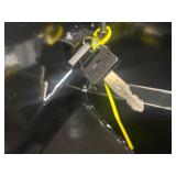 Northern Tool + Equipment Short Bed Low-Profile Crossover Truck Toolbox with Removable Tray, 63in. x 20in. x 13in., Aluminum, Gloss Black, Pull Handle Latches MSRP $449.99