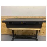 Northern Tool + Equipment Low-Profile Crossover Truck Toolbox with Removable Tray, 69in. x 20in. x 13in., Aluminum, Textured Matte Black, Pull Handle Latches