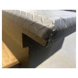 Northern Tool + Equipment Low-Profile Crossover Truck Toolbox with Removable Tray, 69in. x 20in. x 13in., Aluminum, Textured Matte Black, Pull Handle Latches