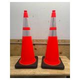 Lot of 2- Traffic Cones