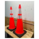 Lot of 2- Traffic Cones
