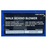 Powerhorse Walk-Behind Gas-Powered Jet Blower, 7 HP, 212cc, Model# 205705001001