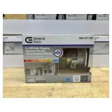 3in. Integrated LED Canless Recessed Light with White Trim, Silver and White Reflectors and CCT, (lot of 8)