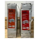 *Ironton 10ft. x 20ft. Outdoor Canopy Tent Enclosure Kit, White lot of 2