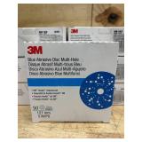 3M Hookit Blue Abrasive Ceramic Aluminum Oxide Hook & Loop Disc - 5 in (lot of 7)