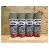 Rust-Oleum 313814 Roofing Touch Up Paint 12 Oz, Clay (lot of 4)