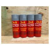 Do it Gray 10 Oz. All-Purpose Spray Primer (lot of 4)