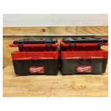 Milwaukee Packout 2.5 Gallon Wet/Dry Vacuum (read description, lot of 2)