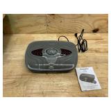 Homedics Vibration Foot Massager with Soothing Heat, Gray