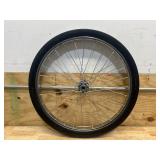 Marathon Tires Flat-Free Tire on Steel Spoke Rim, 3/4in. Bore, 24 x 2.0in. MSRP $64.99