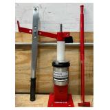 Strongway Portable Mini Tire Changer, 16in.H #54412 Msrp $99.99