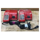 Milwaukee Charger Cat No. 48-59-1812 lot of 2