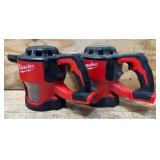 Milwaukee Compact Vacuum Cat No. 0882-20 lot of 2
