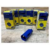 Irwin Hole Saw 1  lot of 6