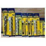 Irwin Rotary Masonary Drill/High Speed/Turbo lot of 7