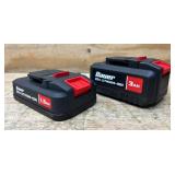 Bauer Lithium-ION Battery Pack 1.5/3AH lot of 2