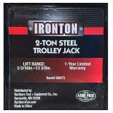IRONTON 2-Ton Steel Trolley Jack #88875