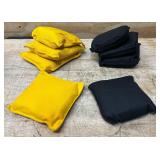 Cornhole Bean Bags Black/Yellow