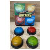Learning Resources Lights and Sounds Answer Buzzers, Recordable Buttons for Kids, Ages 3+ Msrp $29.99