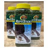 ReptiSticks Turtle Food lot of 3