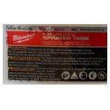 Milwaukee 2 Gallon Sprayer Tank Cat No. 2528-20