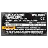 * Ultra-Tow 12 Volt DC-Powered ATV/UTV Winch, 6000-Lb. Capacity, Galvanized Wire Rope #4995826 Msrp $219.99