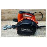 Ultra-Tow Portable Electric Winch, 120V, 1100-Lb. Horizontal and Vertical Capacity, Steel Cable, Brushless Motor #5689273 Msrp $224.99