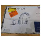 GLACIER BAY Builders 461-5001 Roman Tub Faucet with 2-Handle Deck-Mount in Chrom