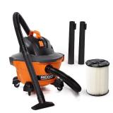 RIDGID 6 Gal. 3.5 Peak HP NXT Shop Vacuum Wet Dry Vac with General Debris Filter, Locking Hose and Attachments HD0600