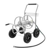 VEVOR Hose Reel Cart Hold Up to 300 ft. of 5/8 in. Hose, Garden Water Hose Carts Mobile Tools with 4 Wheels