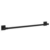 (3) Franklin Brass Maxted 24 in. Wall Mount Towel Bar Bath Hardware Accessory in Matte Black