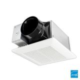Panasonic Whisper Mighty Pick-A-Flow 70/90 CFM Ceiling/Wall Bathroom Exhaust Fan, Energy Star with 9 in. x 9 in. Grille Footprint