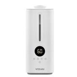 Vissani 1.5 Gal. Ultrasonic Humidifier 360 Degree Turning Dual Nozzle Cool Mist for Medium Room in White