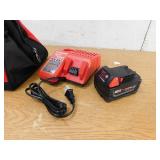 Milwaukee M18 18-Volt Lithium-Ion XC Starter Kit with One 5.0Ah Battery and Charger w/ carrying bag