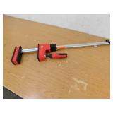 BESSEY K-Body REVOlution (KRE) 24 in. Capacity Parallel Clamp with Composite Plastic Handle and 3-3/4 in. Throat Depth