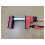 BESSEY K-Body REVOlution (KRE) 24 in. Capacity Parallel Clamp with Composite Plastic Handle and 3-3/4 in. Throat Depth